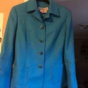Vintage Blue Blazer with Pockets!